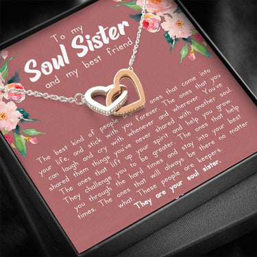 Soul Sister Interlocking Hearts Necklace - Love You This Much